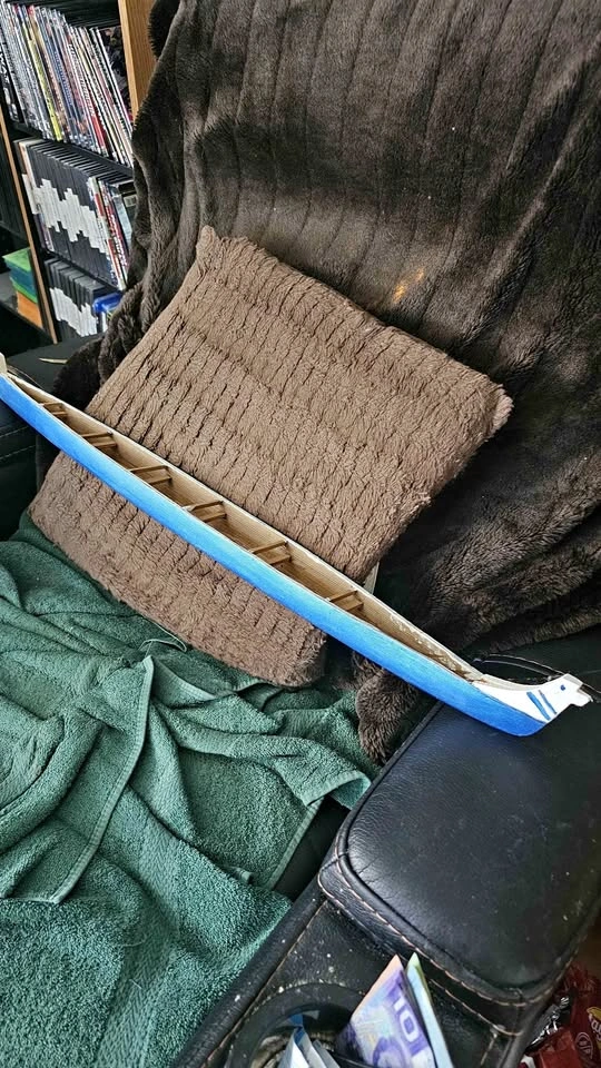 Indigenous Handmade Wooden Model Canoe