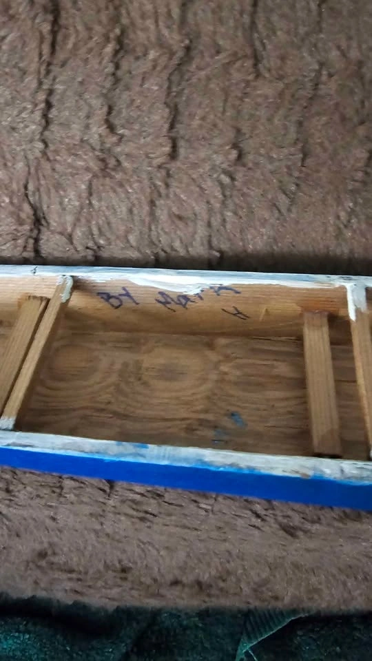 Indigenous Handmade Wooden Model Canoe - photo 2