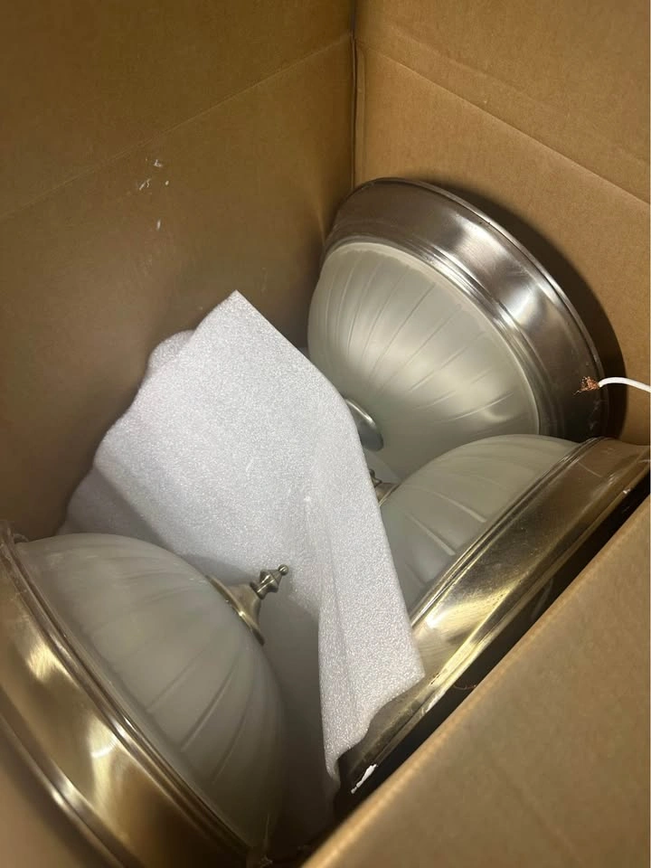 5 Nickel Flush Mount Lights - photo 4