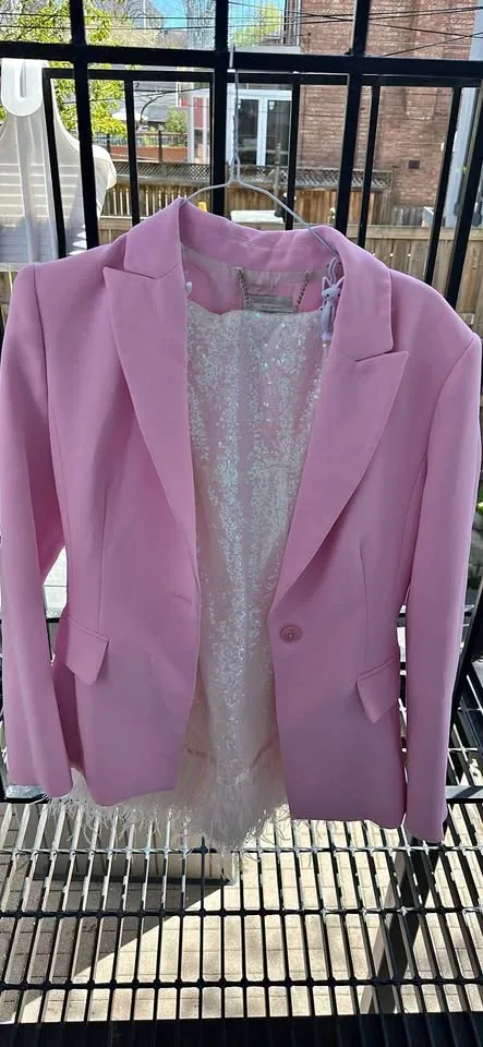 Ter Baker blazer size S-M + Shein dress S