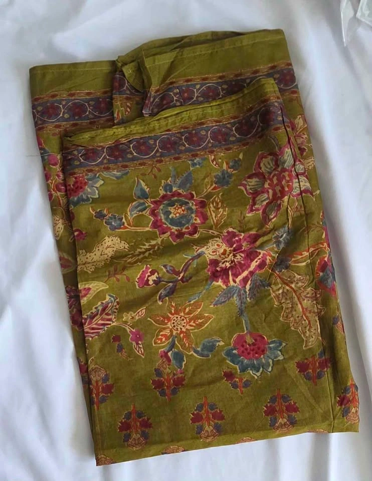 3-Piece Floral Print Kurta Set with Scarf - photo 4