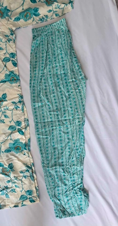 Women's 3-Piece Floral Kurta Set Size XL - photo 3