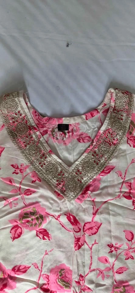 Women's Floral 3-Piece Salwar Kameez Suit Size M - photo 2