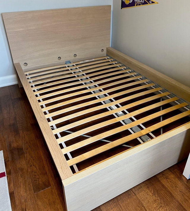 Ikea Double Bed – Excellent Condition, asking $110