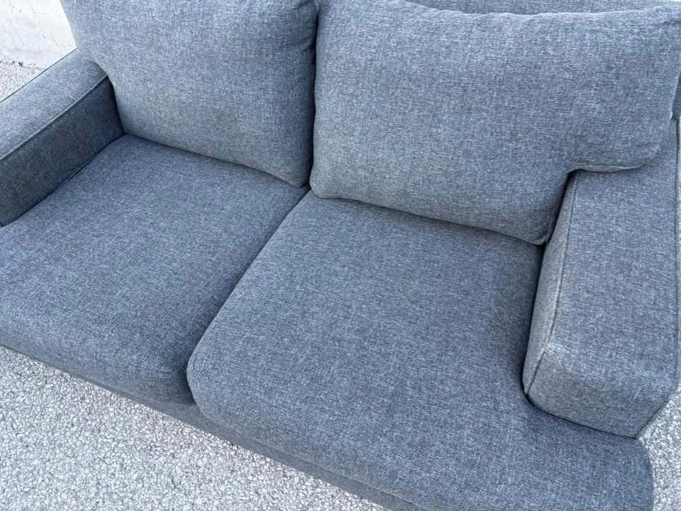 Dark Grey 2 Piece Sofa Set - Free Delivery - Great Condition - photo 5