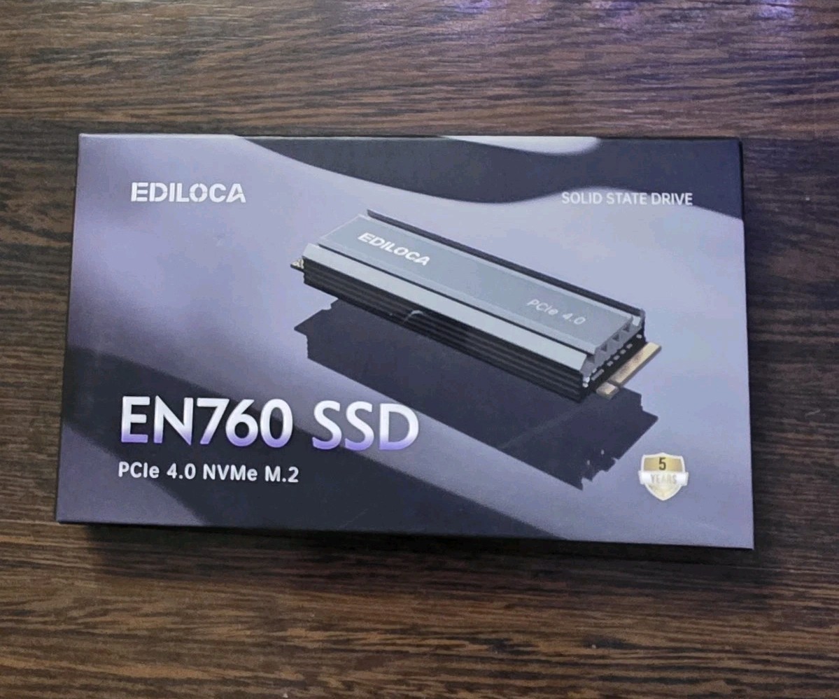 EDILOCA EN760 PCIe 4.0 NVMe M.2 2TB SSD w/ Heatsink