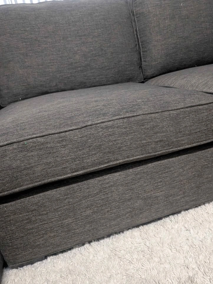 Crate & Barrel Sectional with Chaise - Truffle - photo 3