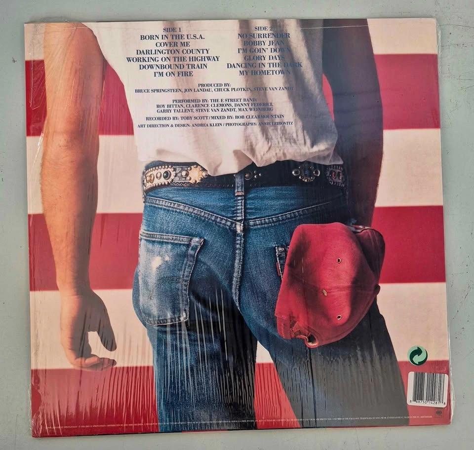 Bruce Springsteen Born in the U.S.A. Vinyl Record - photo 2