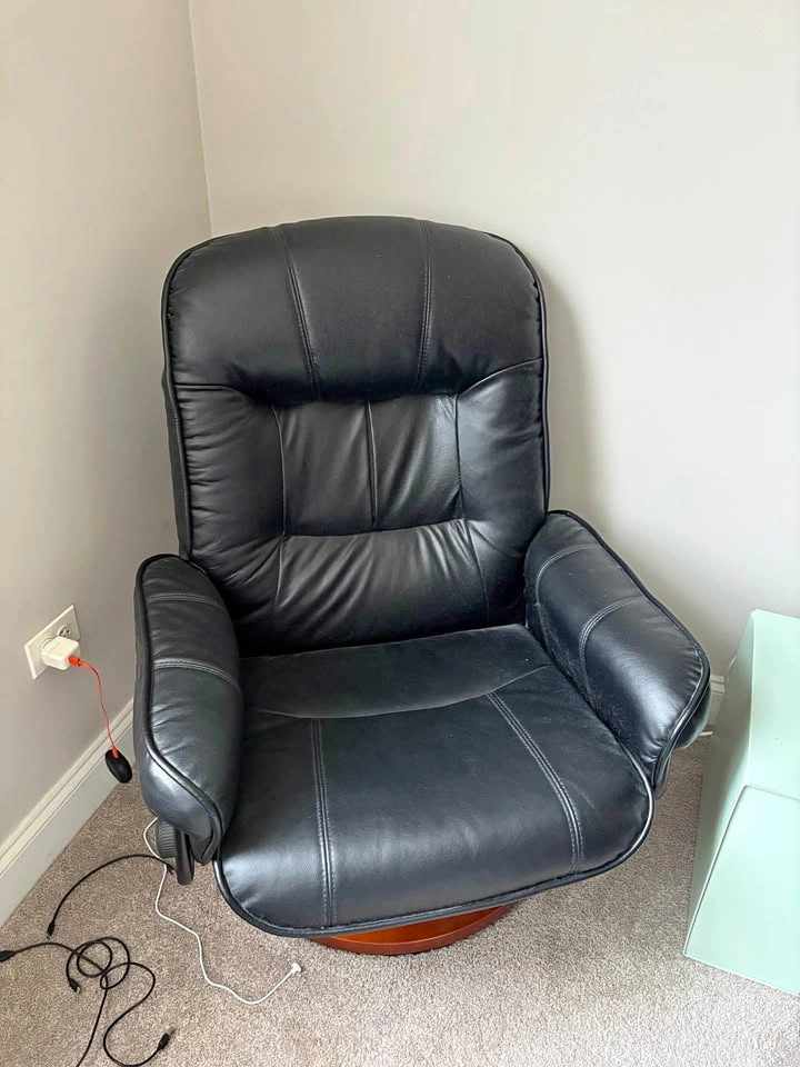 Faux Leather Swivel Chair