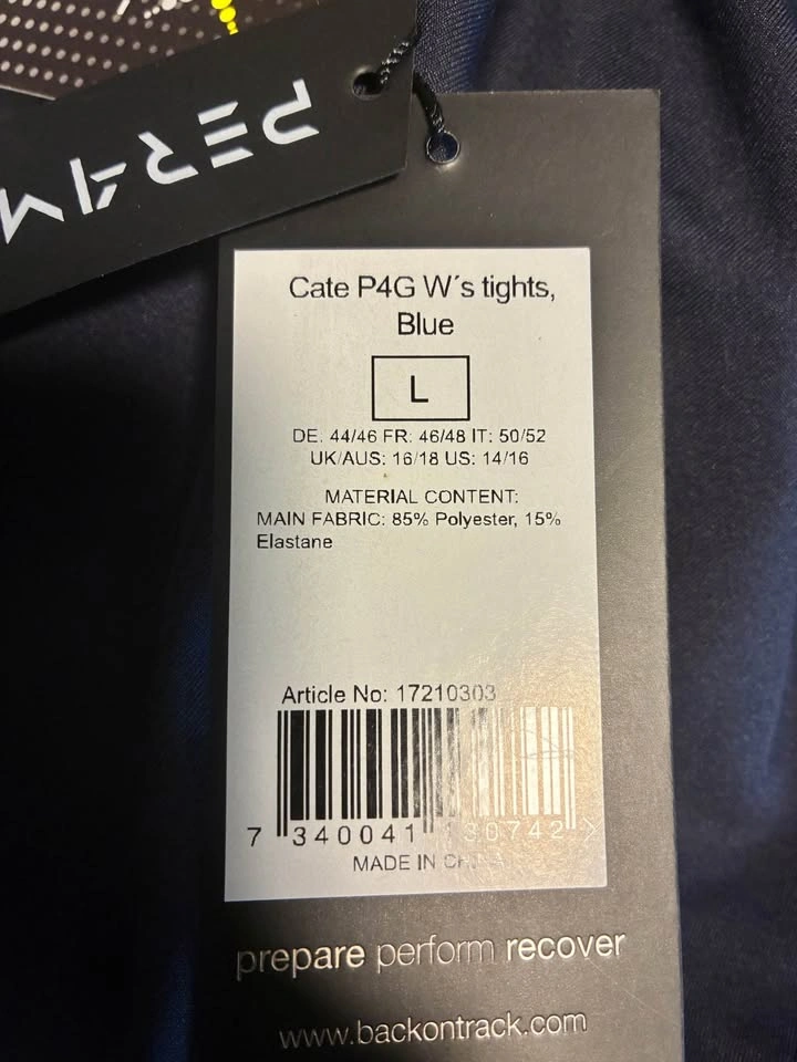 Back On Track Cate P4G Women's Leggings Blue Size L NWT - photo 3