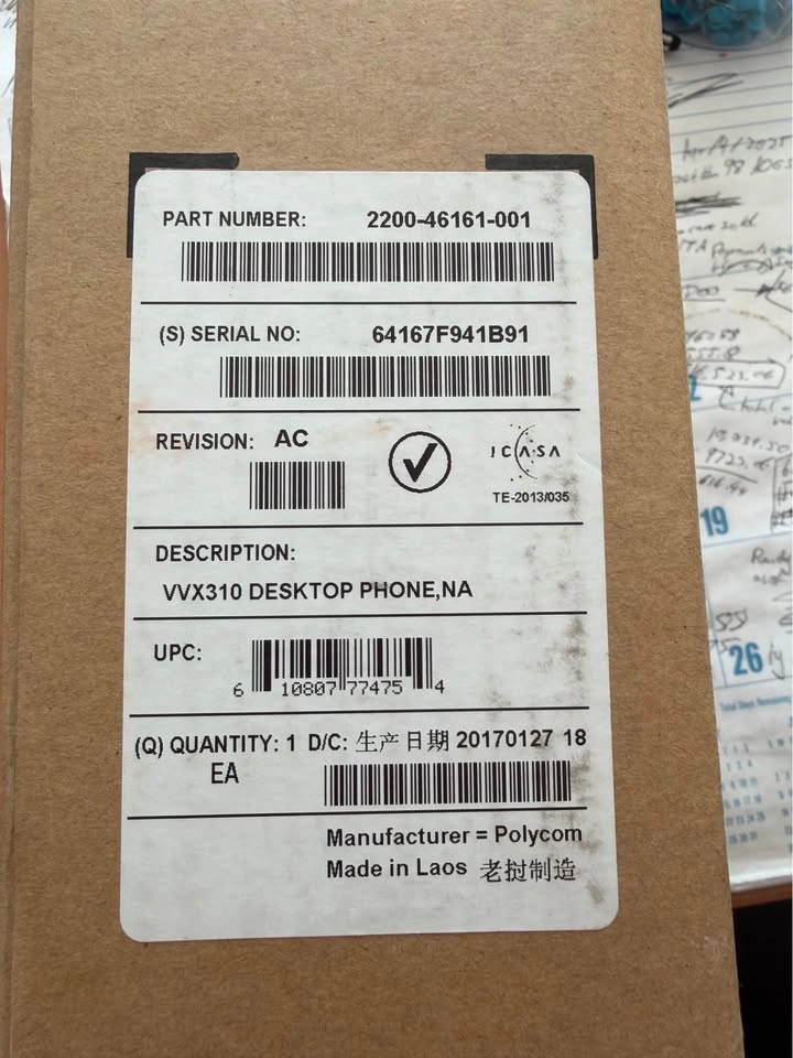 Sealed 6-Line Handset Desk Phone - photo 4