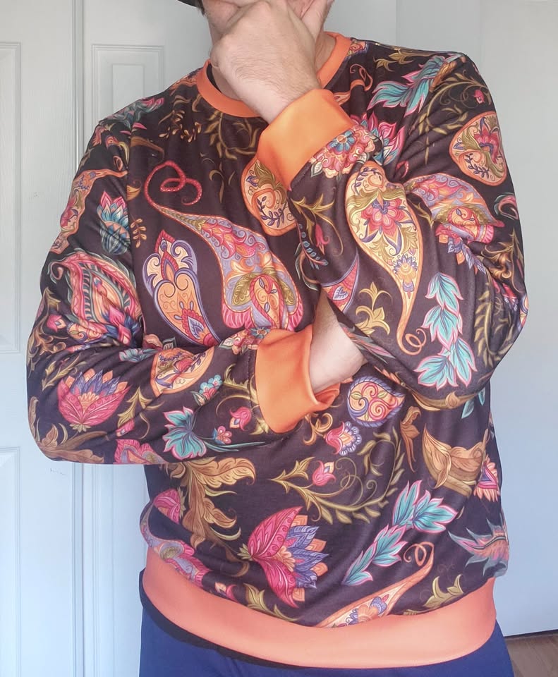 Wild Paisley Sweater Mens Medium - photo 2