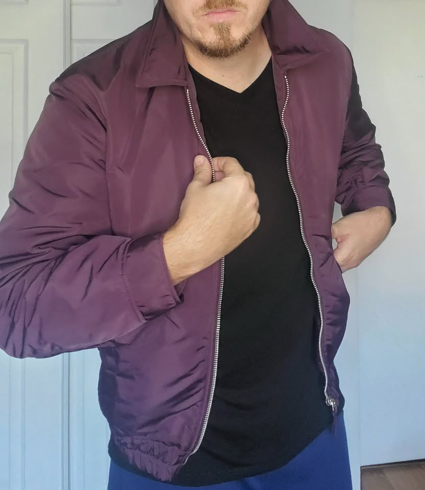 Uniqlo Purple Bomber Jacket Mens' Small - photo 3