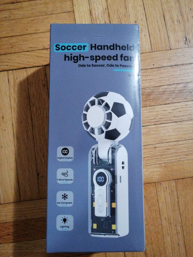 Handheld High-Speed Soccer Fan