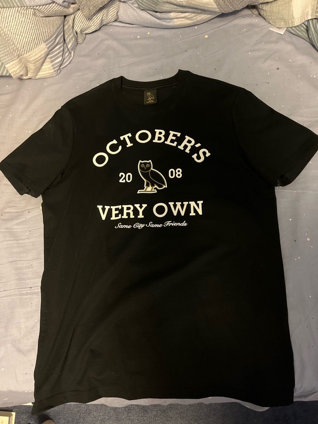 Size Medium - October’s Very Own Collegiate T-Shirt