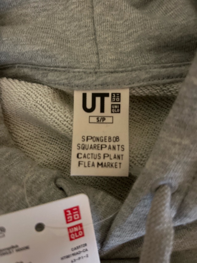 Uniqlo x SpongeBob x CPFM Hoodie - Size Small - photo 4