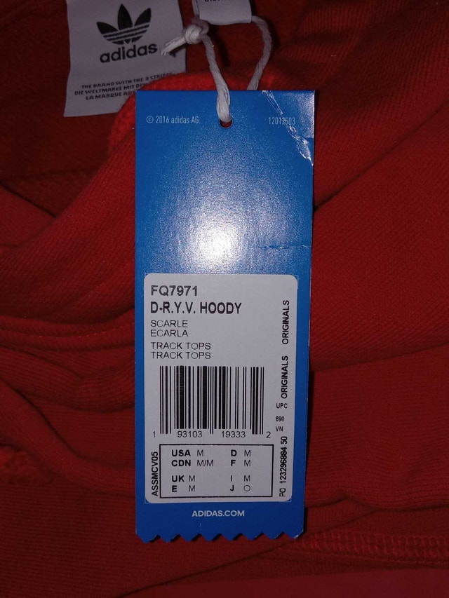 Size Medium - Adidas Hoodie - photo 2