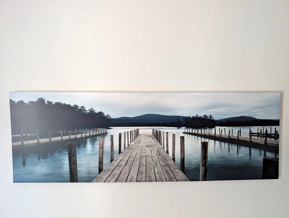 Dock at Dusk Canvas Art