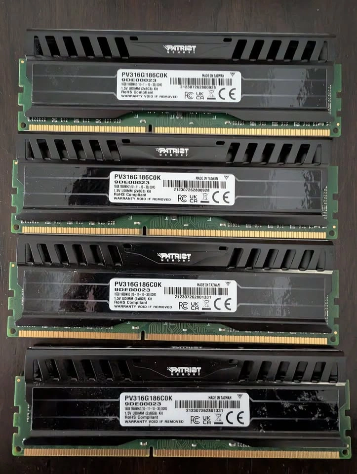 Patriot Viper 3 DDR3 32GB 1866MHz RAM Kit - photo 2