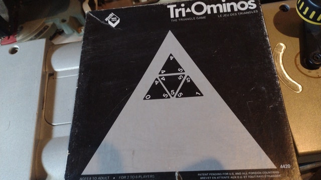 Vintage Pressman Tri-Ominos The Triangle Game - photo 2