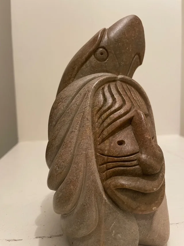Beautiful soapstone carving thumbnail