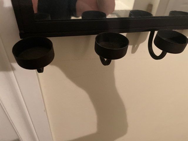 Cast iron candle mirror - photo 3