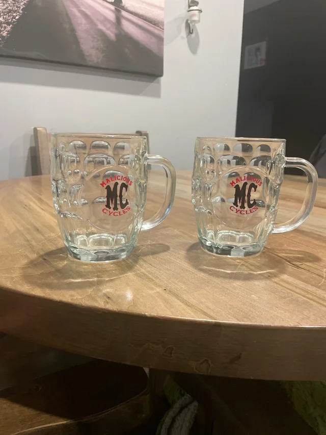 Malicious MC Cycles Beer Mugs thumbnail