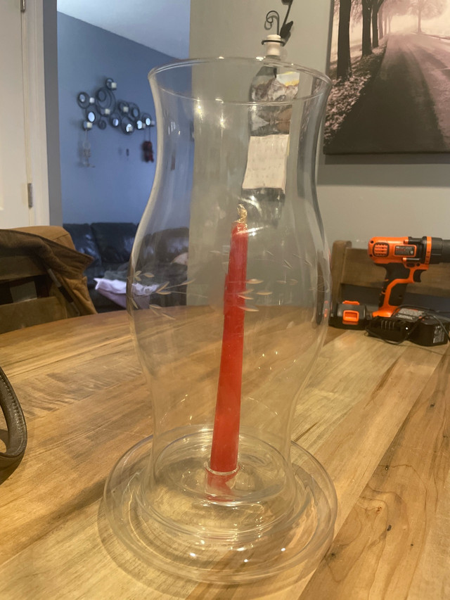 Princess House Hurricane Candle Holder