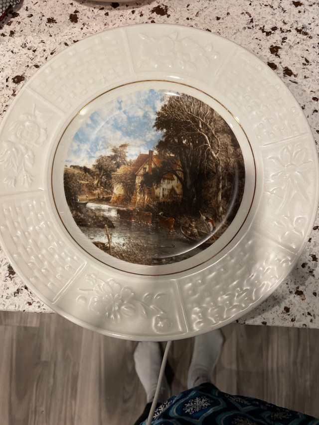 Woods and sons The valley farm collector plate