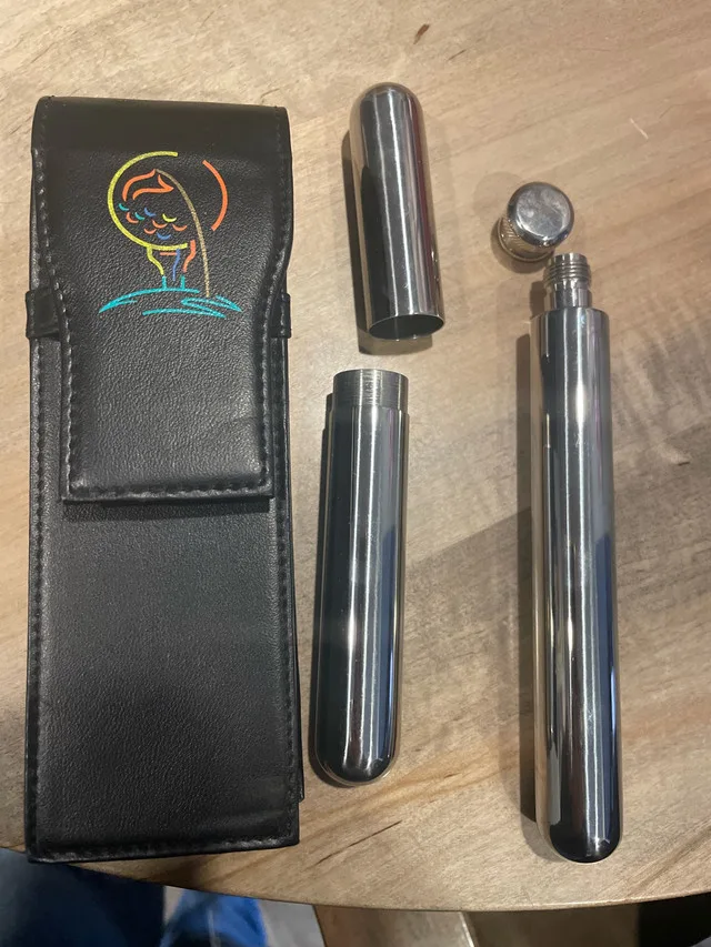 flask and cigar holder thumbnail