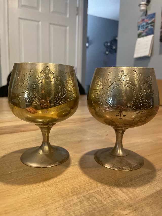 Brass Goblets
