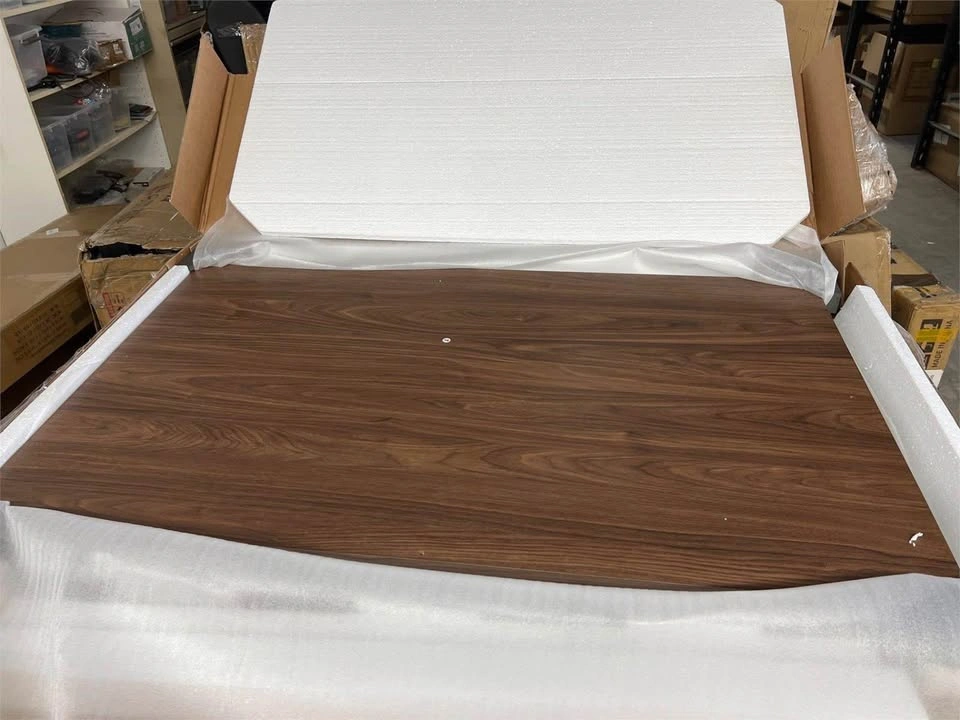 Modern Wood and Metal Dining Table Desk - photo 5
