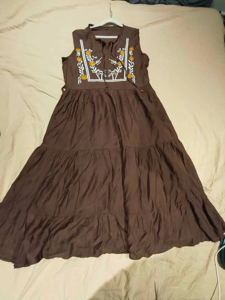 Printed Long Dress – M/L (Selling Fast 🔥) - photo 4