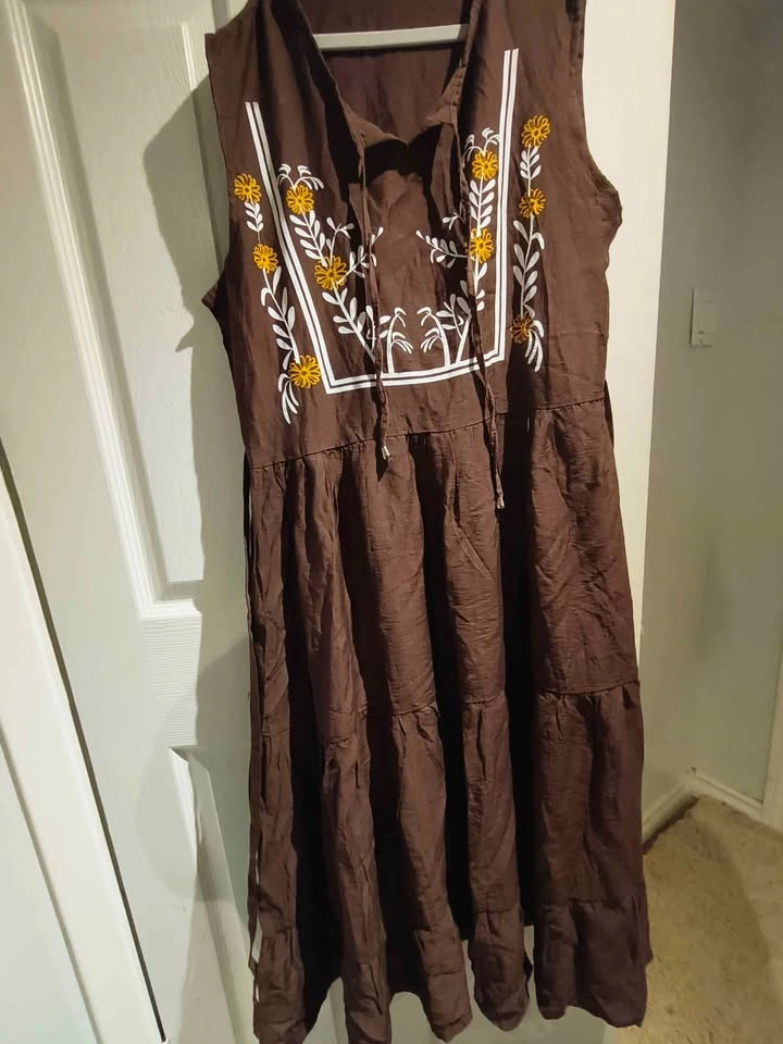 Printed Long Dress – M/L (Selling Fast 🔥) - photo 5