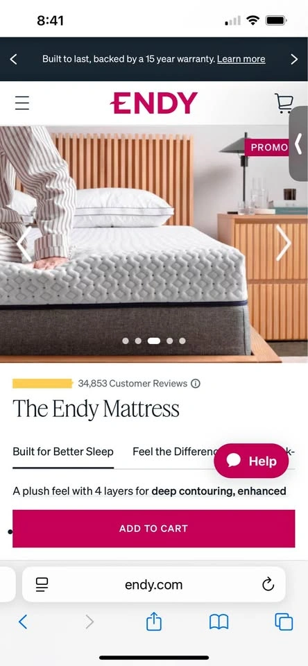 Queen Endy Mattress Plush