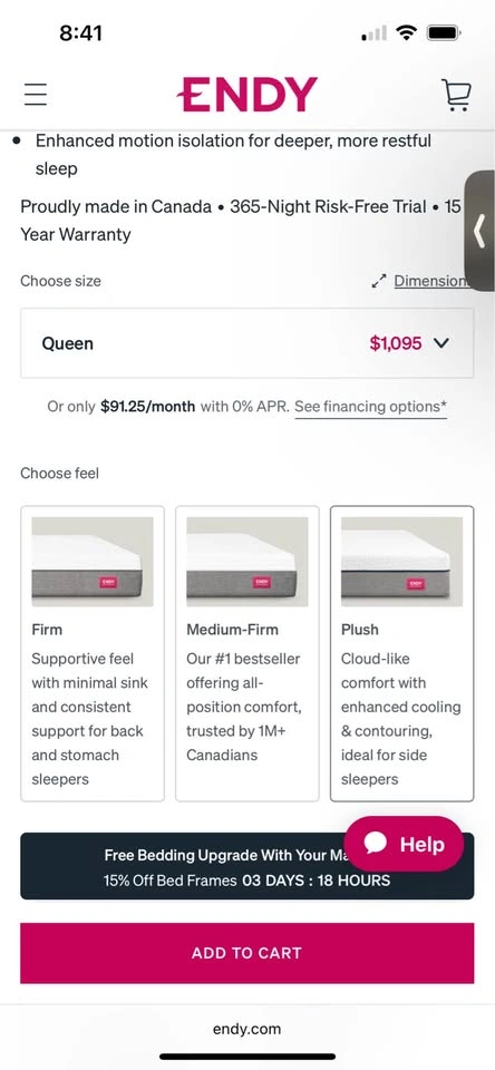 Queen Endy Mattress Plush - photo 3