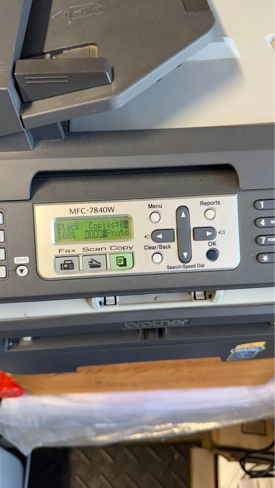 Brother MFC-7840W Wireless Laser All-in-One Printer Tested Worki - photo 4