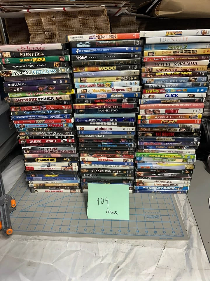 Lot of 104 DVD Movies: Family, Comedy, Drama, Kids & More - photo 3