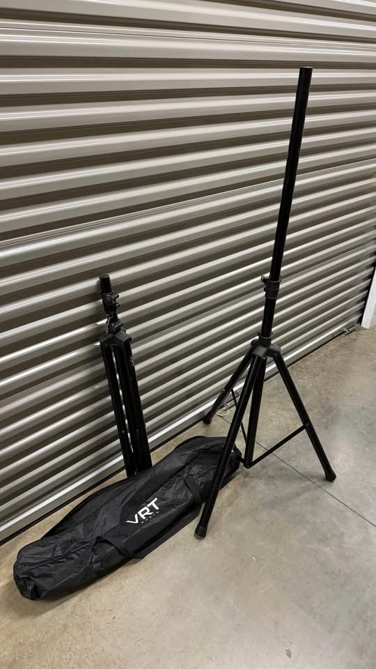 VRT Audio Adjustable Tripod Speaker/Light Stands w/ Bag - photo 2