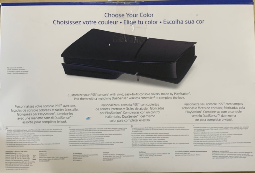 Sony PS5 Digital Edition Console Cover - Midnight Black - photo 2