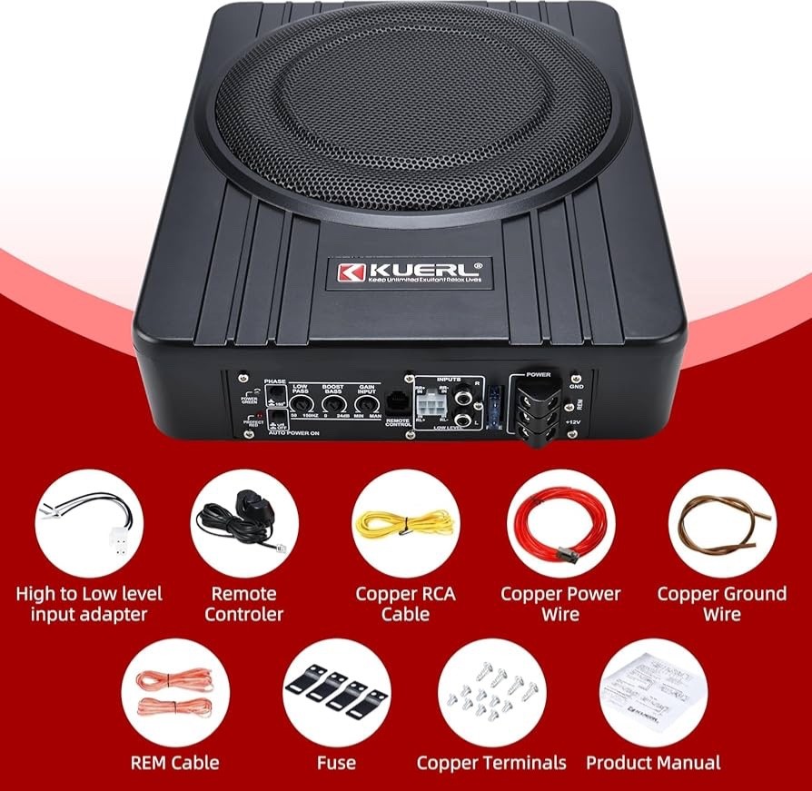 Kuerl Subwoofer 12V 600-800W 10INCH - photo 5