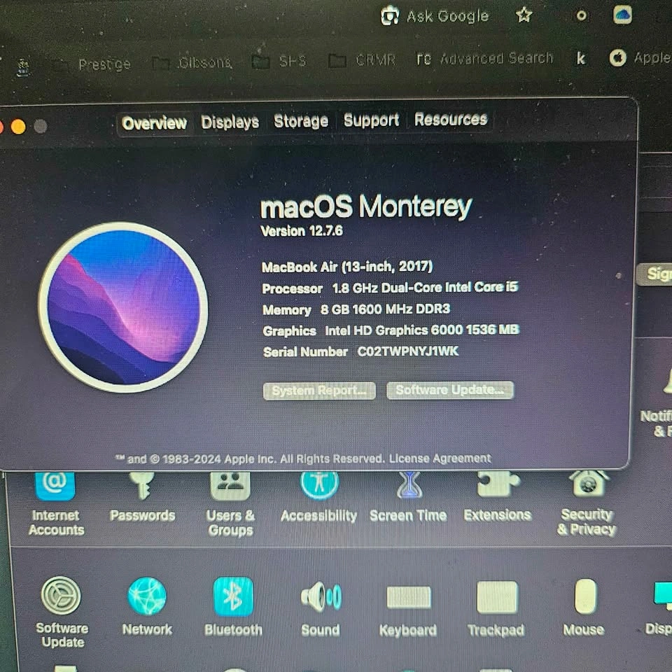Apple MacBook Air 13-inch 2017 i5 8GB RAM - photo 3