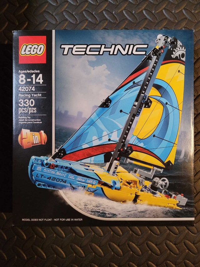 LEGO TECHNIC 42074: Racing Yacht, New & Factory Sealed, Retired