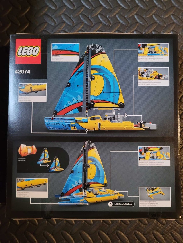 LEGO TECHNIC 42074: Racing Yacht, New & Factory Sealed, Retired - photo 2
