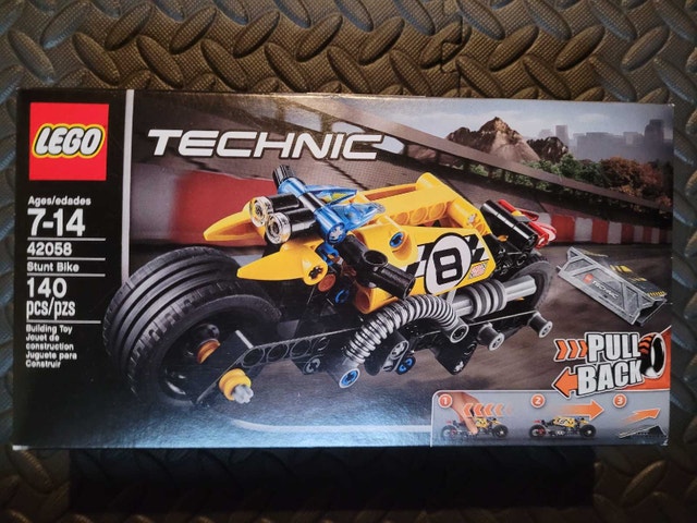 LEGO TECHNIC 42058: Stunt Bike,  New and Factory Sealed