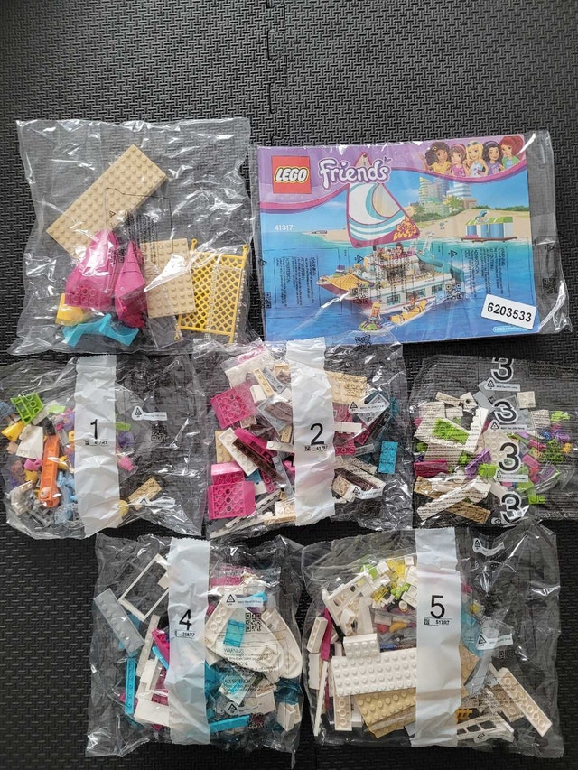 LEGO FRIENDS 41317: Sunshine Catamaran, Factory Sealed Bags