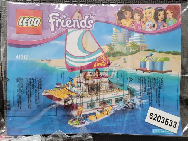 LEGO FRIENDS 41317: Sunshine Catamaran, Factory Sealed Bags - photo 2