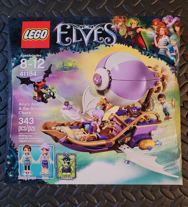 LEGO ELVES 41184: Aira's Airship & The Amulet Chase. New, Sealed