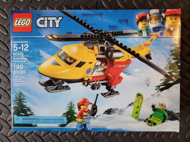 LEGO CITY 60179: Ambulance Helicopter, New and Factory Sealed.