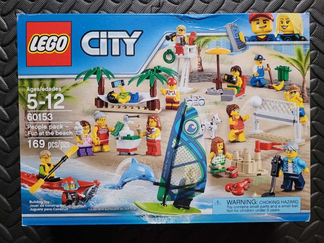 LEGO City 60153 People Pack Fun at the Beach, New & Sealed, Rare